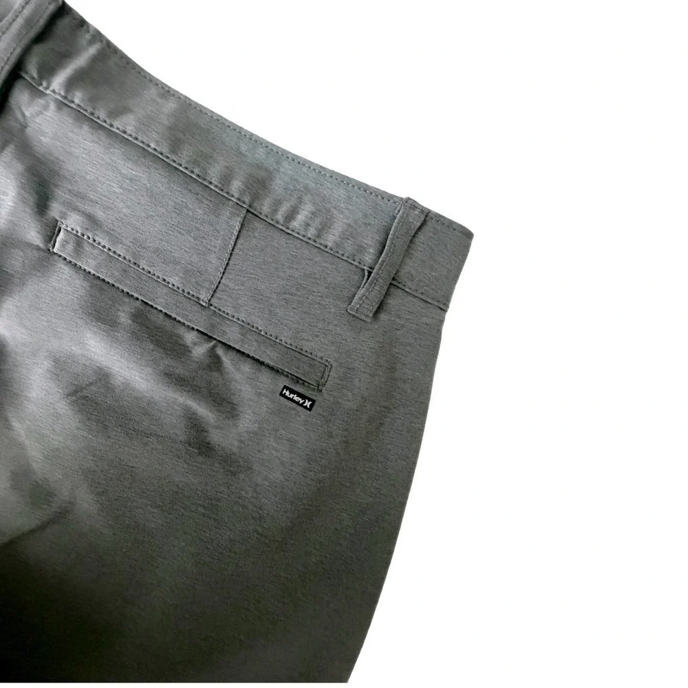 Hurley Men's Gladiator Grey Hybrid Walkshorts 4-Way Stretch Water Repellent SZ36